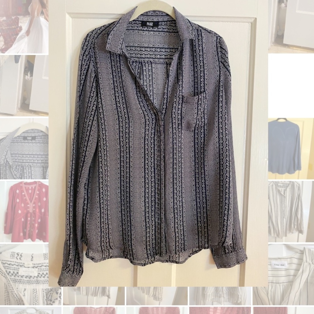 Paige patterned blouse